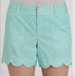 Lilly Pulitzer shorts scalloped